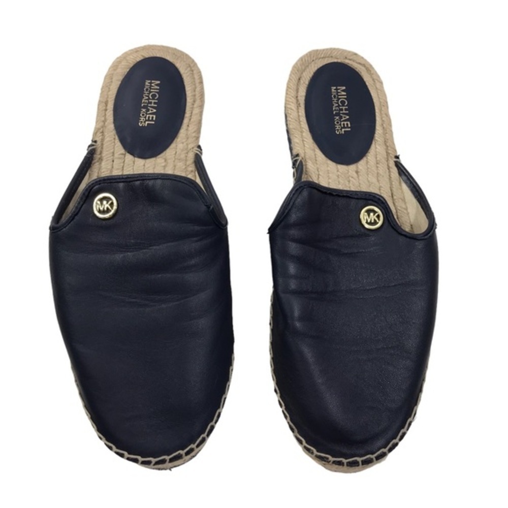 Michael Kors Mules Navy Royal Blue size 8.5